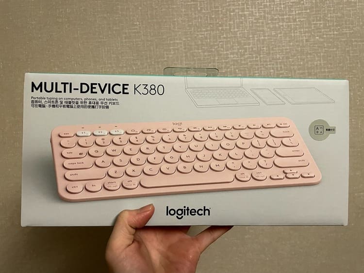 k380鍵盤的外包裝
