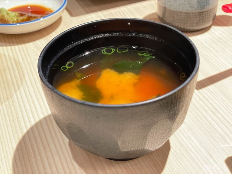 壽司美登利的味增湯